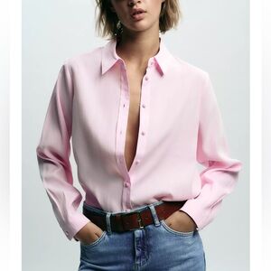 Zara Pink Button Down